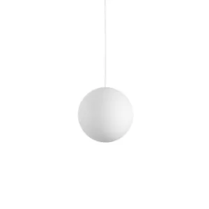 Image of Carta Indoor Globe Ceiling Pendant Lamp 1 Light White, E27