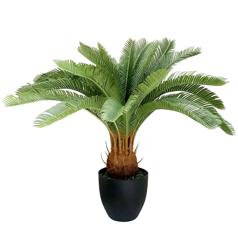 Image of Leaf Design 70cm Artificial Tropical Cycas Palm Plant