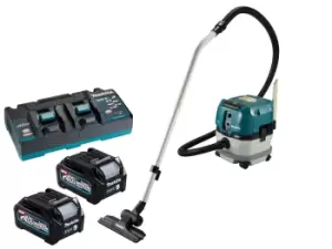 Image of Makita VC002GLD22 40V 205W 2x2.5Ah 8L XGT L-Class Dust Extractor Kit