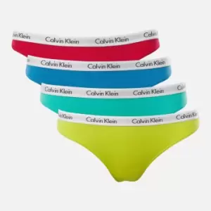 Image of Calvin Klein Five-Pack Stretch-Cotton Bikini Briefs - M