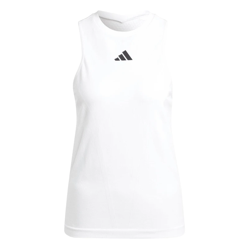 Image of adidas AEROREADY Pro Seamless Tennis Tank Top Womens - White White XS