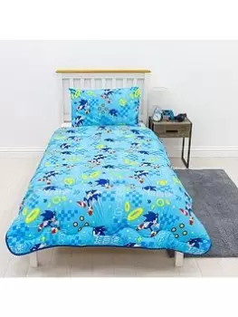 Image of Sonic the Hedgehog Geo Coverless Duvet Set 10.5 Tog Single - Multi