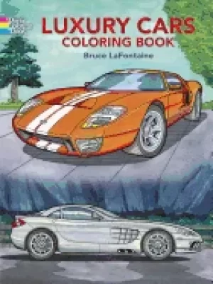 Image of luxury cars coloring book