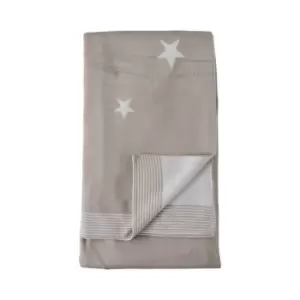 Image of Gallery Direct Star Knitted Throw Taupe