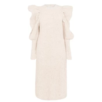Image of Ted Baker Marnia Big Sleeve Midi Dress - Camel