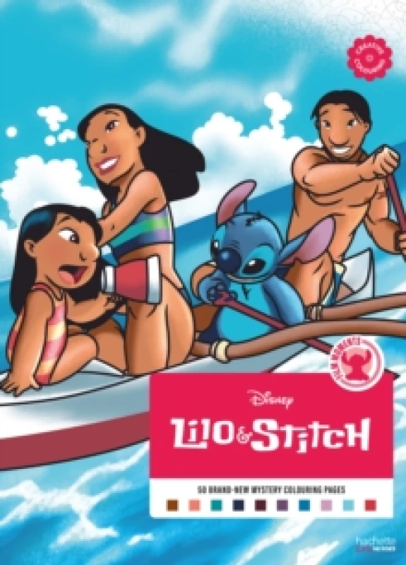 Image of Mystery Colouring - Film Moments Lilo & Stitch : Reveal iconic Disney characters with colour by number Paperback / softback