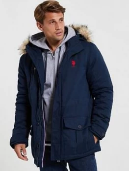 Image of U.S. Polo Assn. Lifestyle Parka - Navy