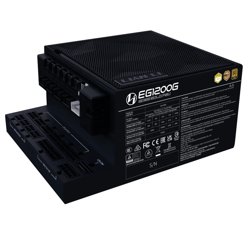Image of Lian Li EG1200G power supply unit 1200 W 24-pin ATX SFX Black