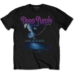 Image of Deep Purple - Smoke On The Water Unisex Medium T-Shirt - Black