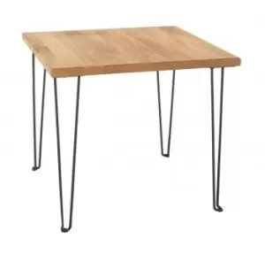 Image of Core Augusta Waxed Pine Standard Lamp Table Flat Packed