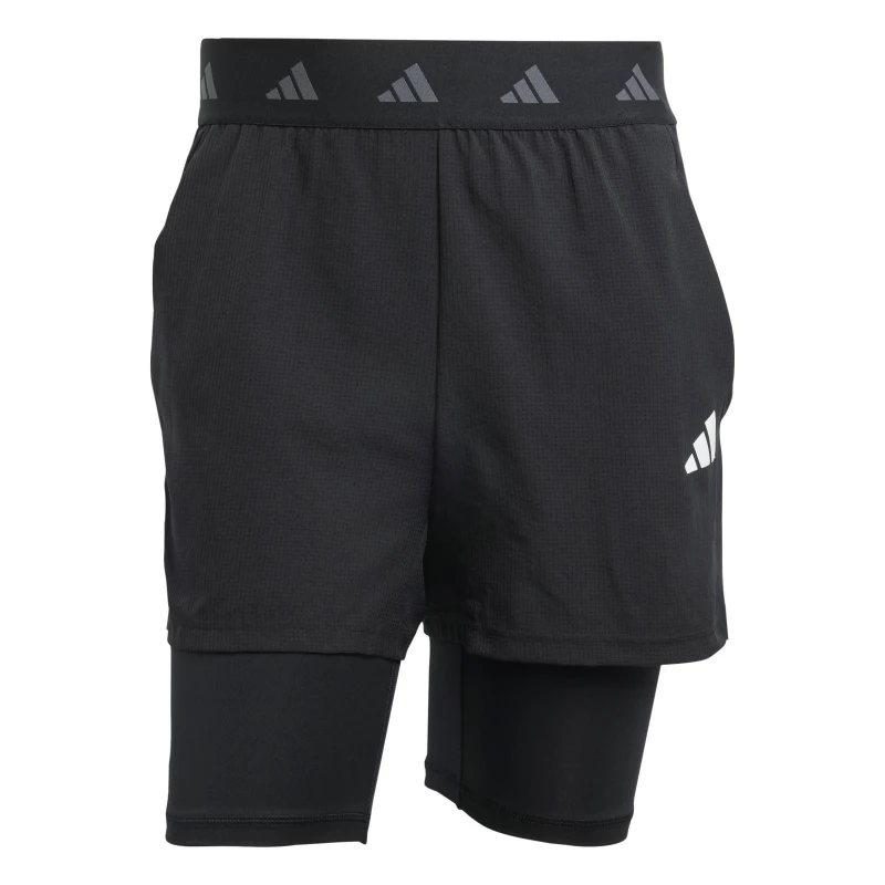 Image of adidas Gym+ 2-in-1 Shorts Mens - Black M