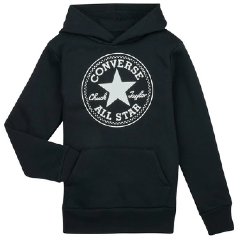 Image of Converse Soft Hoodie Black Baby 8/10Y (126 to 138CM);13/15Y (153 to 159CM);12/13Y (150 to 153CM);10/12Y (138 to 150CM)