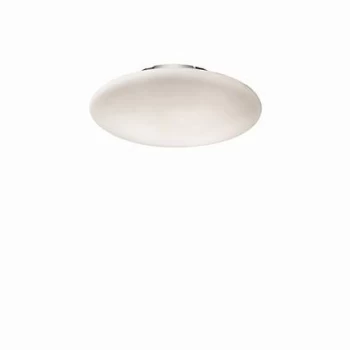 Image of Smarties Bianco 2 Light Indoor Medium Flush Light White, E27