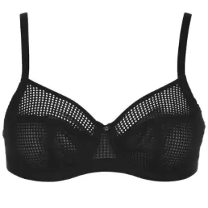 Image of Chantelle Motif Bra - Black