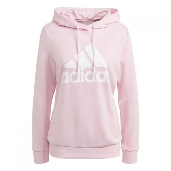 Image of adidas Essentials Relaxed Logo Hoodie Womens - Clear Pink / White