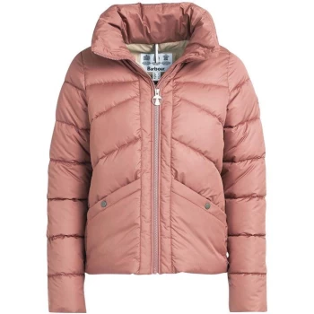 Image of Barbour Cabot Quilted Jacket - Rose Blush/Sand