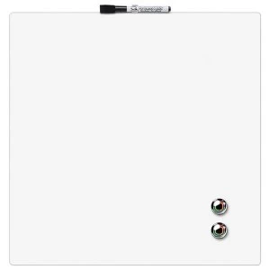 Image of Rexel 360 x 360mm Magnetic Dry Erase Board Square Tile White