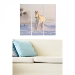 Image of MDF3010129 Multicolor Decorative MDF Painting (3 Pieces)