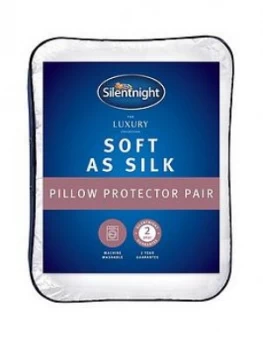 Image of Silentnight Luxury Collection Soft As Silk Pillow Protectors (Pair)