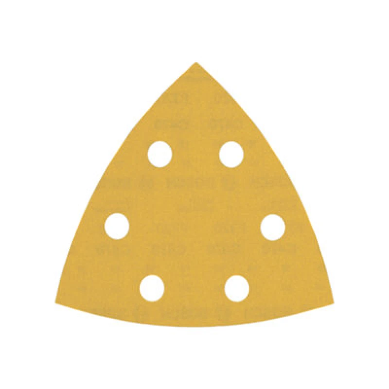 Image of Bosch Expert C470 Punched Quick Fit Delta Sanding Sheets for Paint and Wood 2608900933 Width x Length: 93mm x 93mm