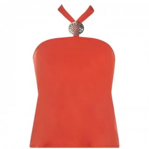 Image of Biba Halter Jersey Top - Orange