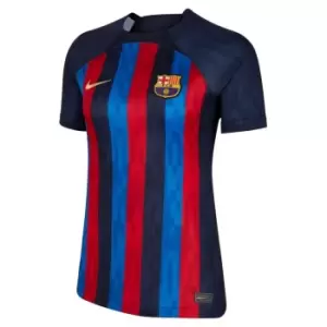 Image of Nike Barcelona Home Shirt 2022 2023 Womens - Blue