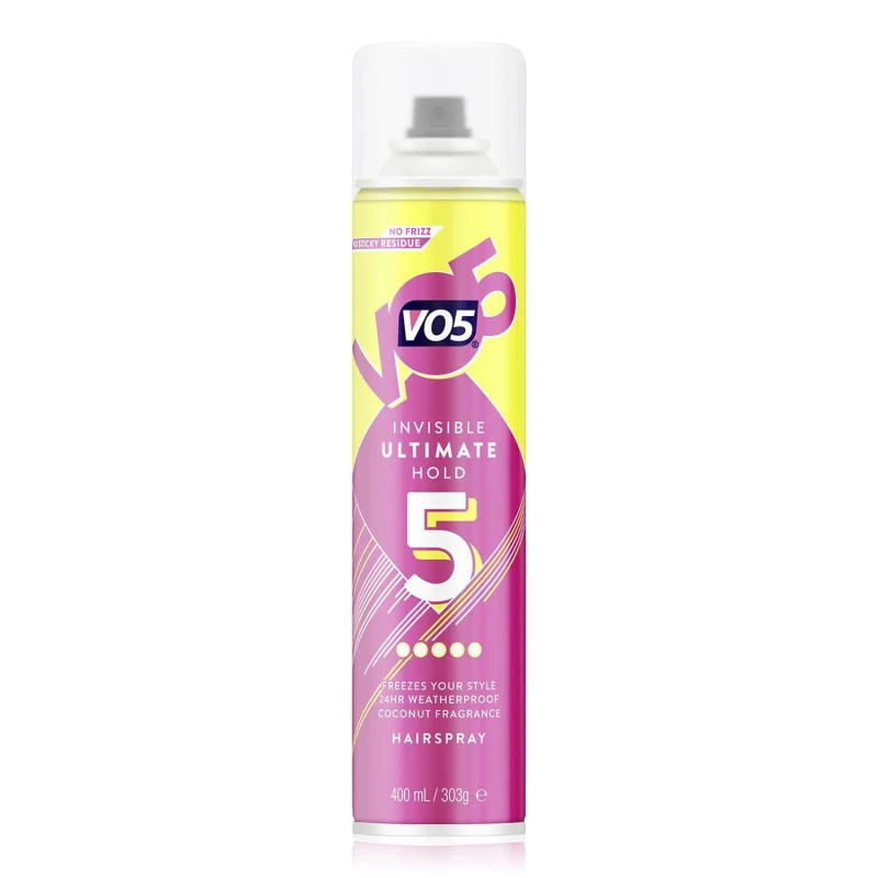Image of VO5 Invisible Ultimate Hold Hairspray 400ml - 5