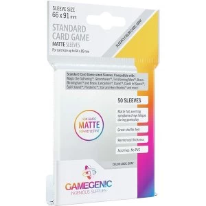 Image of Gamegenic MATTE Standard Card Game Sleeves 66 x 91mm - 50 Sleeves