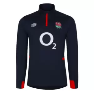 Image of 2023-2024 England Rugby Mid Layer Top (Navy Blazer)