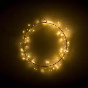 Image of Firecracker Hoop White Outdoor Wall Light