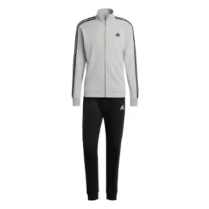 Image of adidas Sportswear Basic 3-Stripes French Terry Tracksuit - Grey
