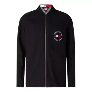 Image of Tommy Jeans Tjm Timeless Tommy Overshirt - Black