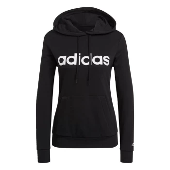 Image of adidas Essentials Logo Hoodie Womens - Black / White