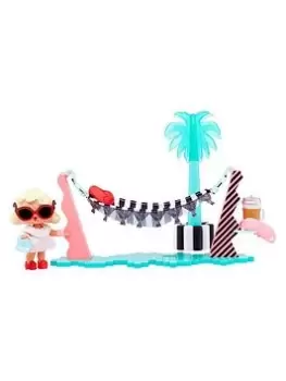 Image of L.O.L Surprise! Furniture Playset With Doll - Leading Baby + Vacay Lounge