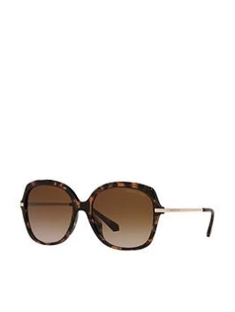 Image of Michael Kors Geneva Round Sunglasses - Tortoise