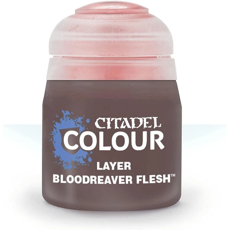 Image of Citadel Games Workshop Colour Layer: Bloodreaver Flesh (12ml) Paint Multi
