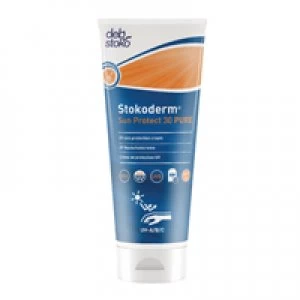 Image of Deb Stokoderm Sun Protect 30 Pure 100ml Tube SUN100ML