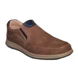 Image of Scimitar Mens Twin Gusset Casual Shoe (9 UK) (Tan)