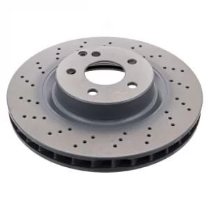 Image of Brake Disc 37725 by Febi Bilstein Front Axle