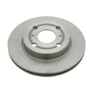 Image of febi bilstein Pair of Brake Disc Rotor 26068 fits Front OE 43512-0D010