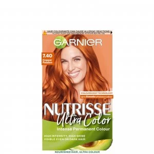 Image of Garnier Nutrisse Ultra Copper Passion 7.40 Hair Colour