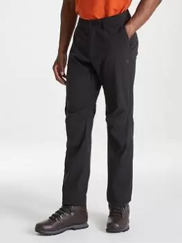 Image of Craghoppers Kiwi Pro Softshell Trousers - Black, Size 34, Men