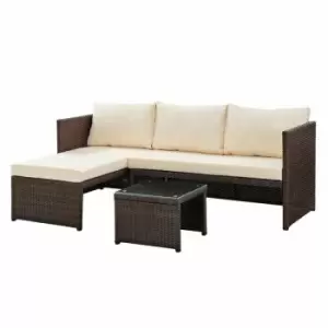 Image of Havana Brown 3PC Sofa Set