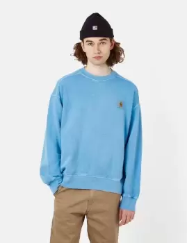 Image of Carhartt-WIP Nelson Sweatshirt - Piscine Blue