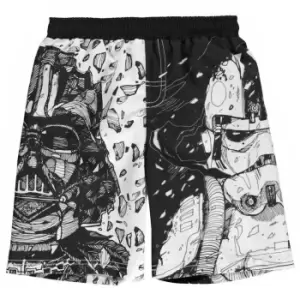 Image of Character Board Shorts Boys - Black