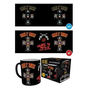 Image of Guns N Roses Cross Heat Change Mug