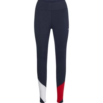 Image of Tommy Sport Block Leggings - Desert Sky DW5