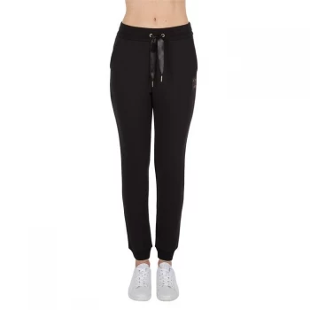 Image of Armani Exchange Satin Tie Jogging Pants Black Size S Women