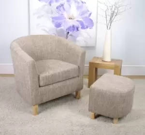 Image of Shankar Sunbrella Tweed Tub Chair Set