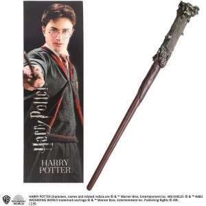Image of Harry Potter PVC Wand and Prismatic Bookmark by The Noble Collection